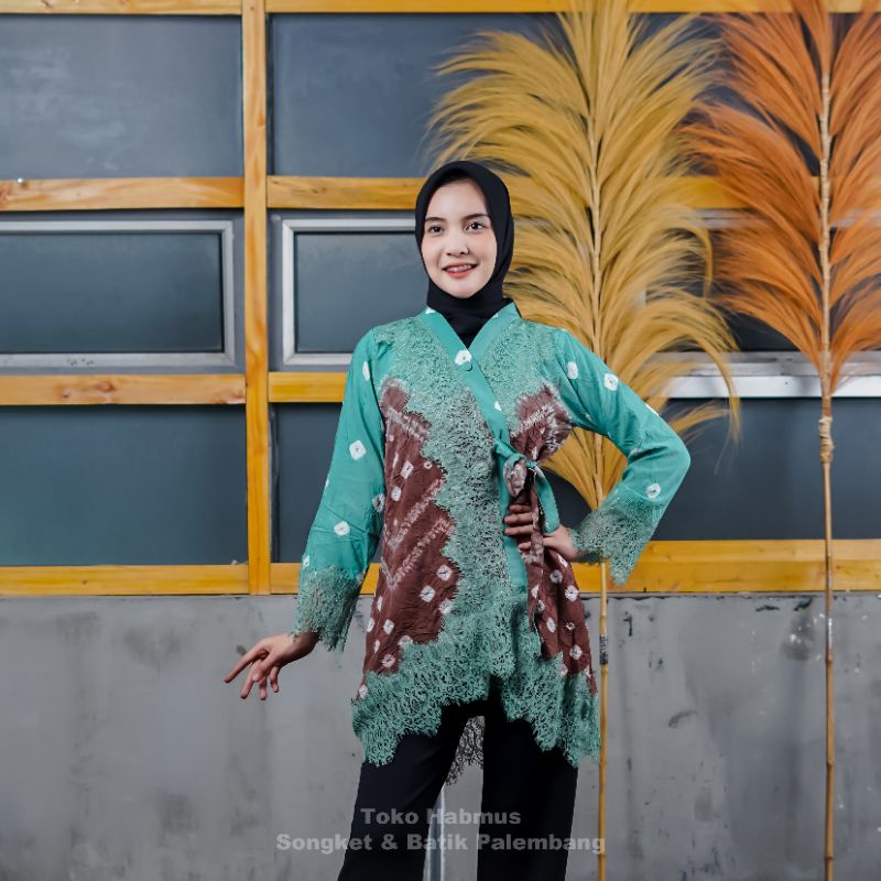 TUNIK / OUTER JUMPUTAN PALEMBANG MIX LACE PREMIUM