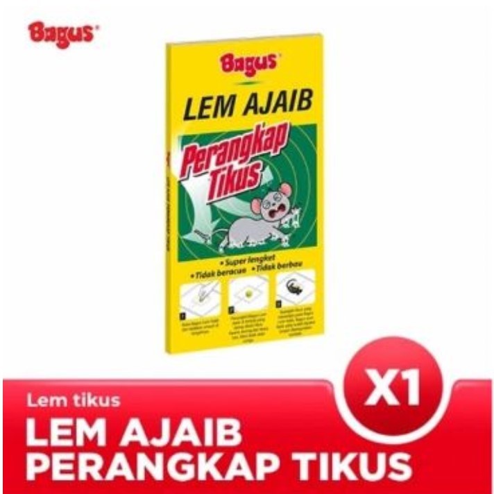 Lem Tikus Cap Gajah/Bagus Lem Ajaib Perangkap Tikus/ Lem Papan Perangkap Tikus/ Rat Glue Trap/ Lem Jebakan Tikus