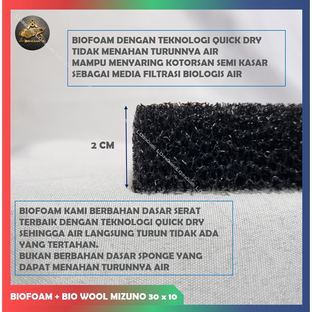 MIZUNO BIO FOAM + GREEN WOOL 30CM X 10CM FILTER AQUARIUM KAPAS BIO FOAM KAPAS HIJAU GREEN COARSE WOOL BUSA FILTER AQUARIUM MEDIA FILTRASI AQUARIUM KAPAS 2 LAPIS AQURIUM POMPA AQUARIUM LAMPU AQUARIUM AERATOR AQUARIUM IKAN HIAS CHANNA CUPANG