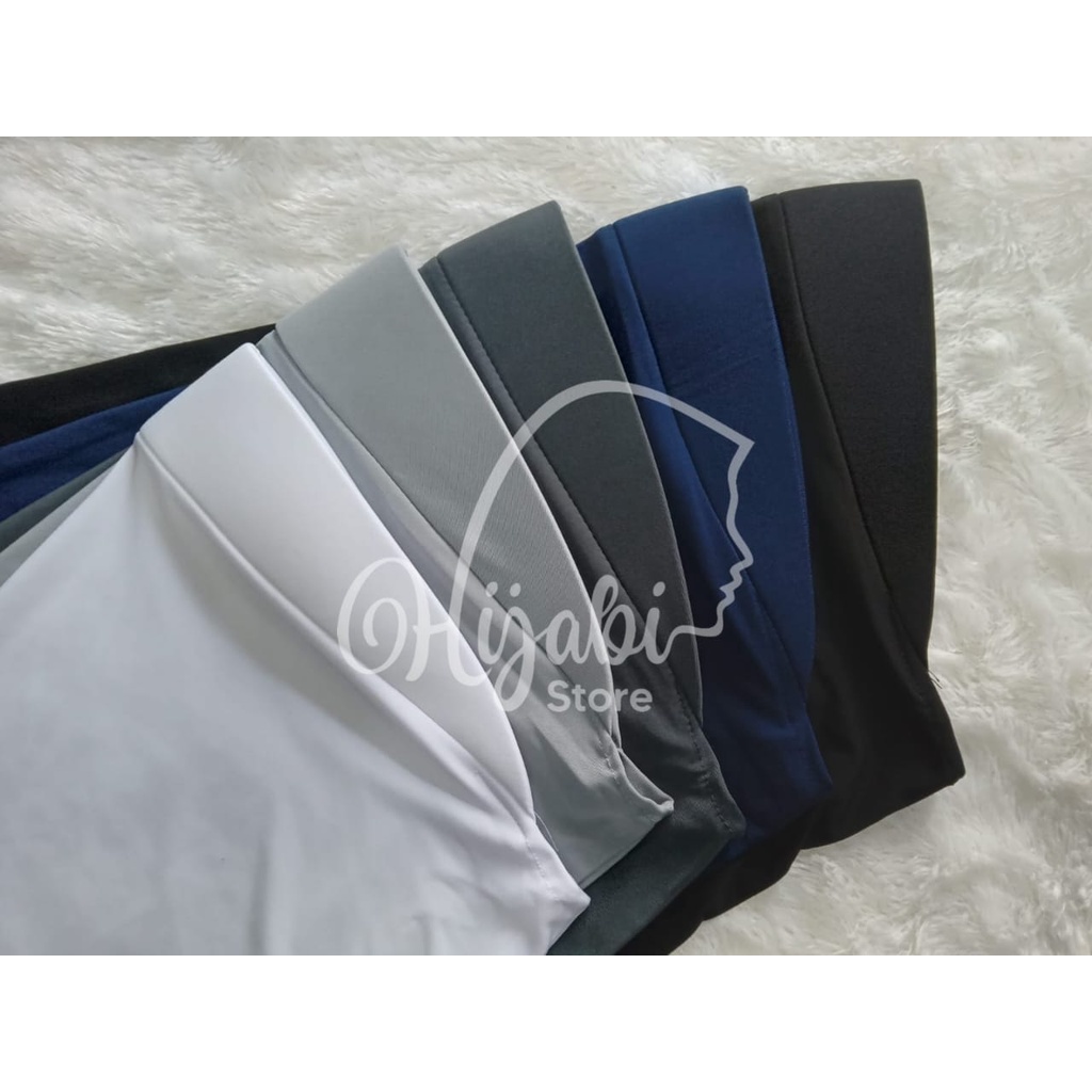 hijab sport aplos pet kecil antem bahan jersey premium