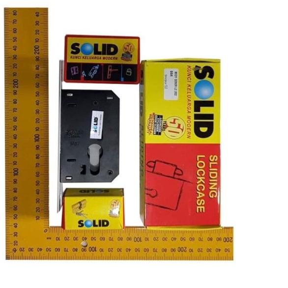 Kunci Pintu Sliding Geser Kunci Mekar SOLID LENKAP