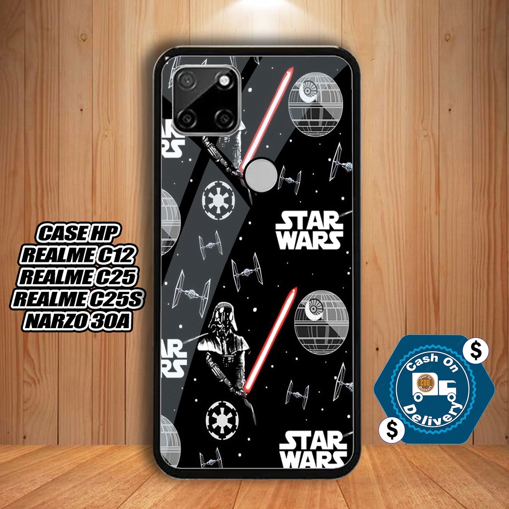 Case REALME C12 C25 C25S NARZO 30A Casing Hard Case 2D Terbaru [ NASA K.AWS ] - Sarung hp Realme - C