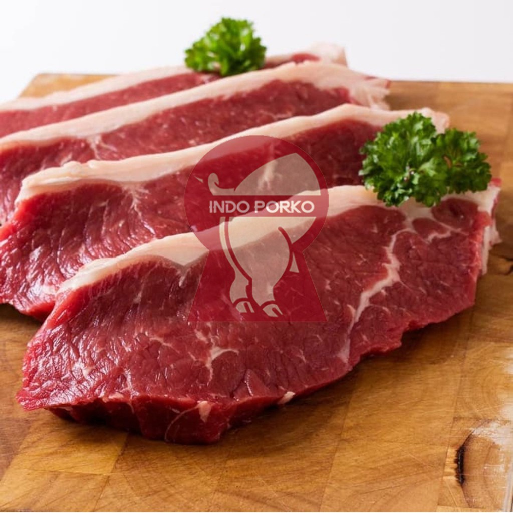 

AUS SIRLOIN DAGING SAPI STEAK GRADE A