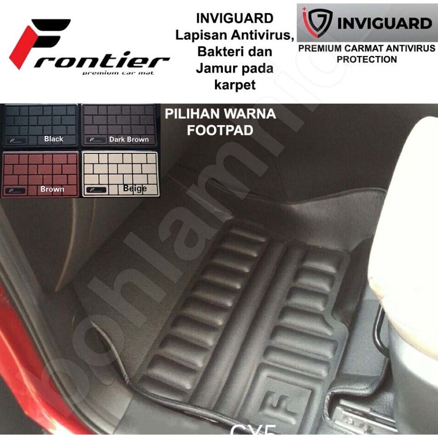 Karpet Mobil 3D Custom FRONTIER XPANDER / EXPANDER / X-PANDER 3 Baris
