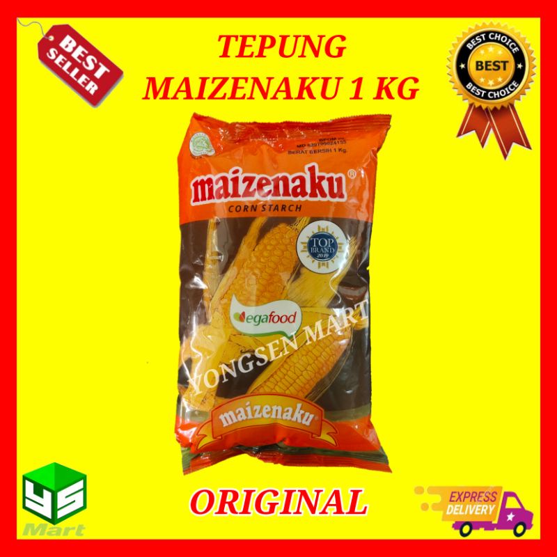

Tepung maizenaku 1kg , pati jagung corn starch maizena 1 kg 1 kilo