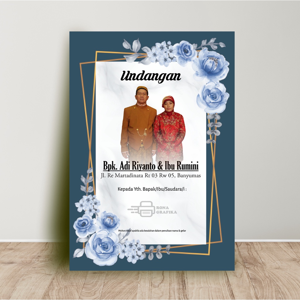 Undangan pernikahan | Undangan Walimahan | Undangan Walimatul ursy | Undangan Orangtua Foto Penganti