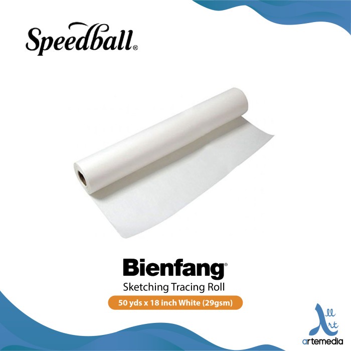 Bienfang White 50YDS x 18inch Sketching & Tracing Paper Roll Kertas