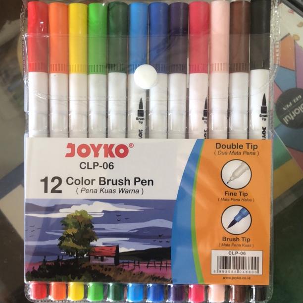 

HARGA MURAH Colour Color Brush Clp-06 Clp06 Clp 06 Joyko / Pena Kuas 12 Warna ☣ 877
