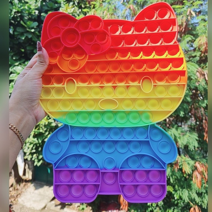 Thedoll Pop It Jumbo Hello Kitty Free Gantungan Kitty