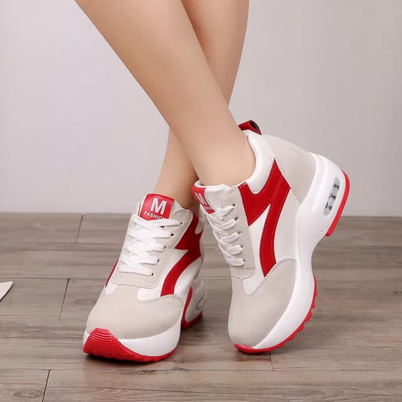 Minipetite SD2111 Sepatu sneaker kets sport penambah tinggi wanita fashion korea