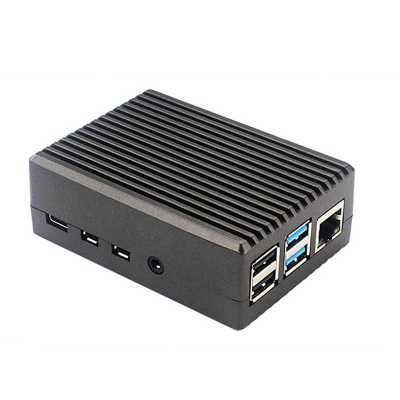 Btsg All Metal Aluminum Alloy Case Enclosure Untuk Raspberry Pi 4B Armor Shell-