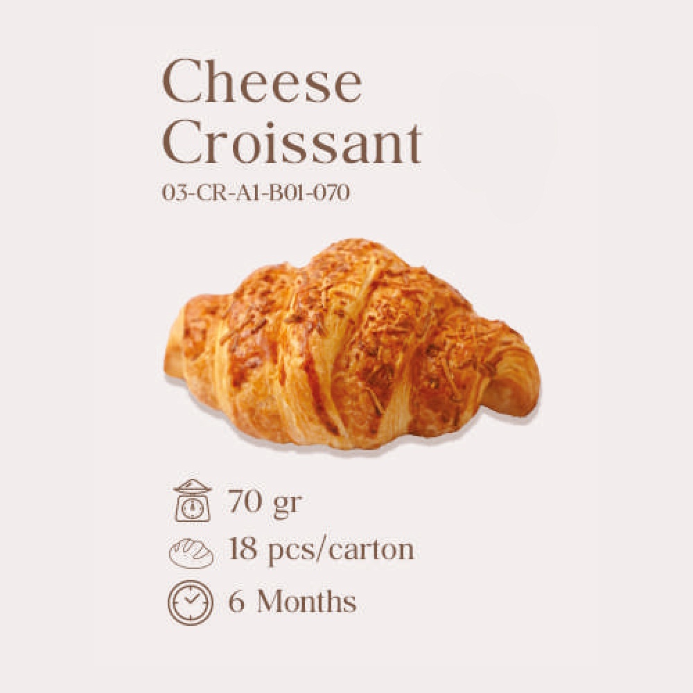 

CHEESE CROISSANT FRESH/READY-TO-EAT (KARTON)