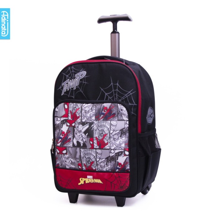 Tas Koper Tas Sekolah Spiderman Marvel Trolley 16 Inch - Adinata Anak Laki Laki