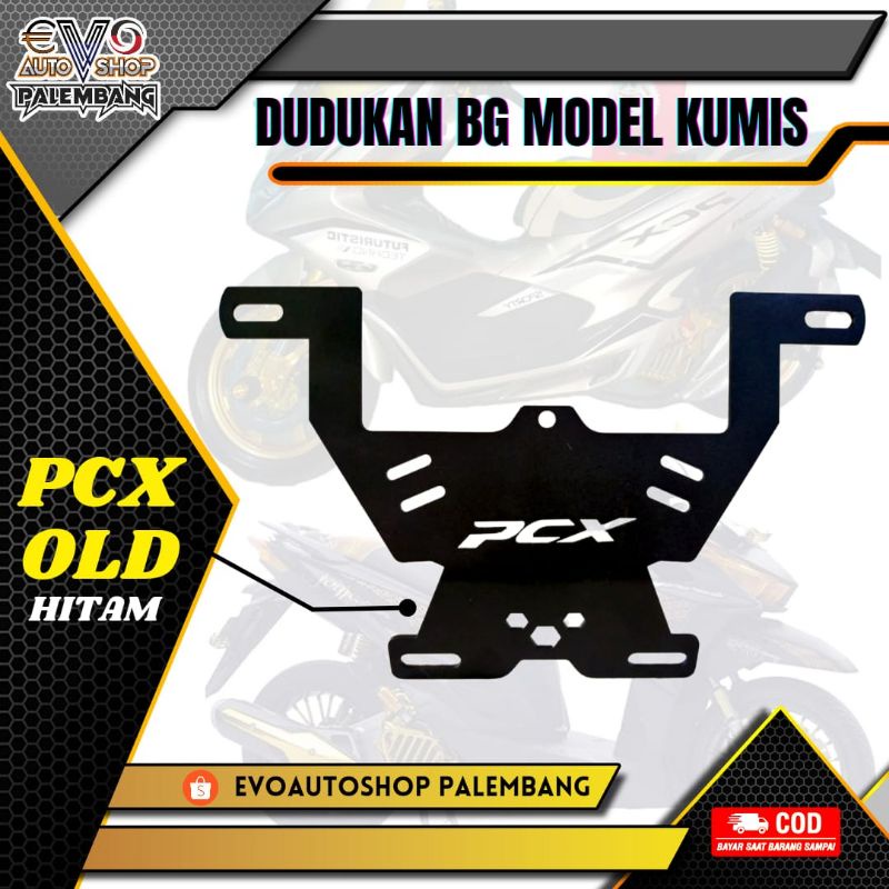Breket Dudukan Plat Nomor Depan Motor PCX 150 Old