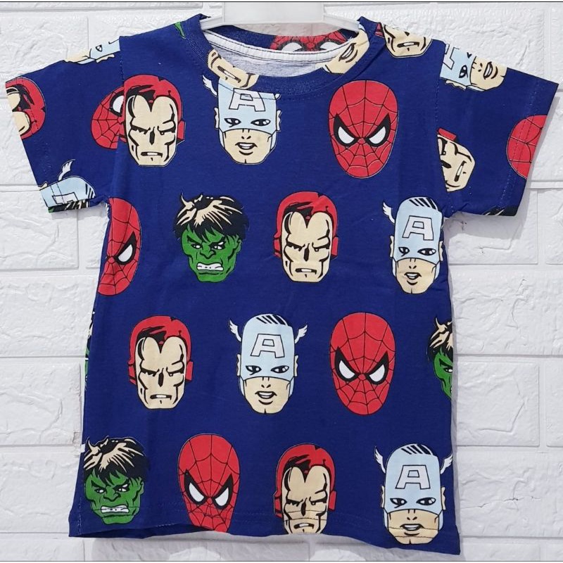 KAOS ANAK/KAOS FULLPRINT/KAOS SUPERHERO