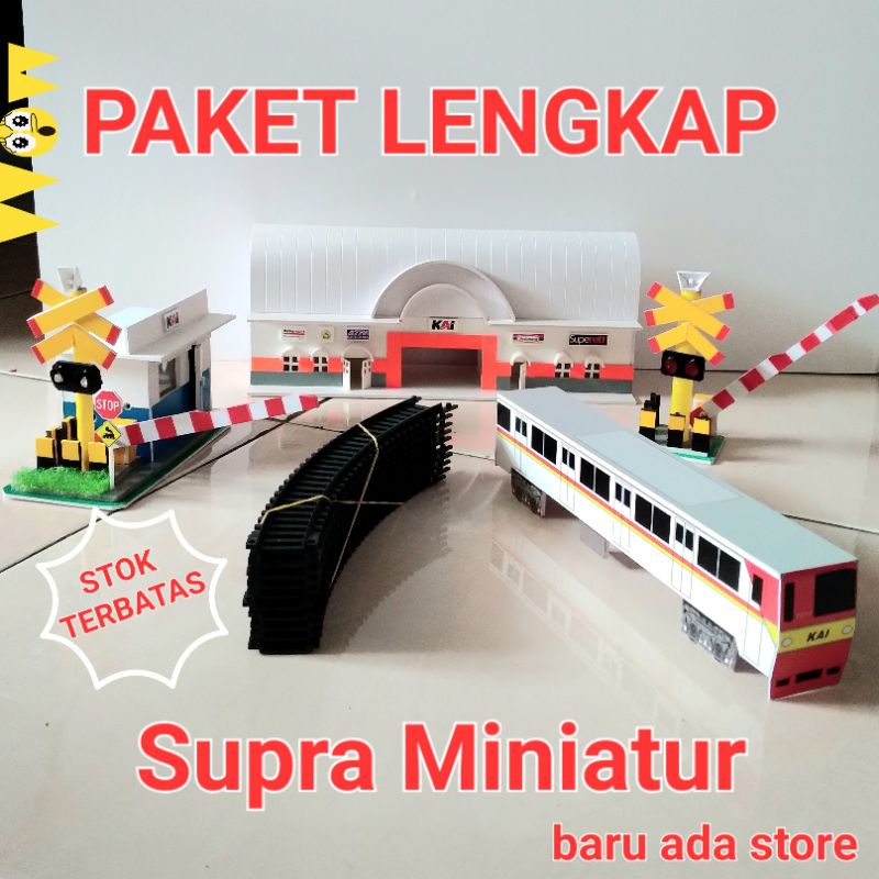 Mainan Miniatur Kereta Api Lengkap