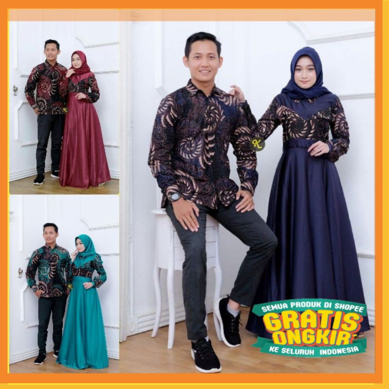 SPESIAL NATAL 2022 COUPLE GAMIS BATIK ZYEENA ZYENA ZENNA ZENA MURAH TERBARU KEKINIAN MODEL ANAK MUDA