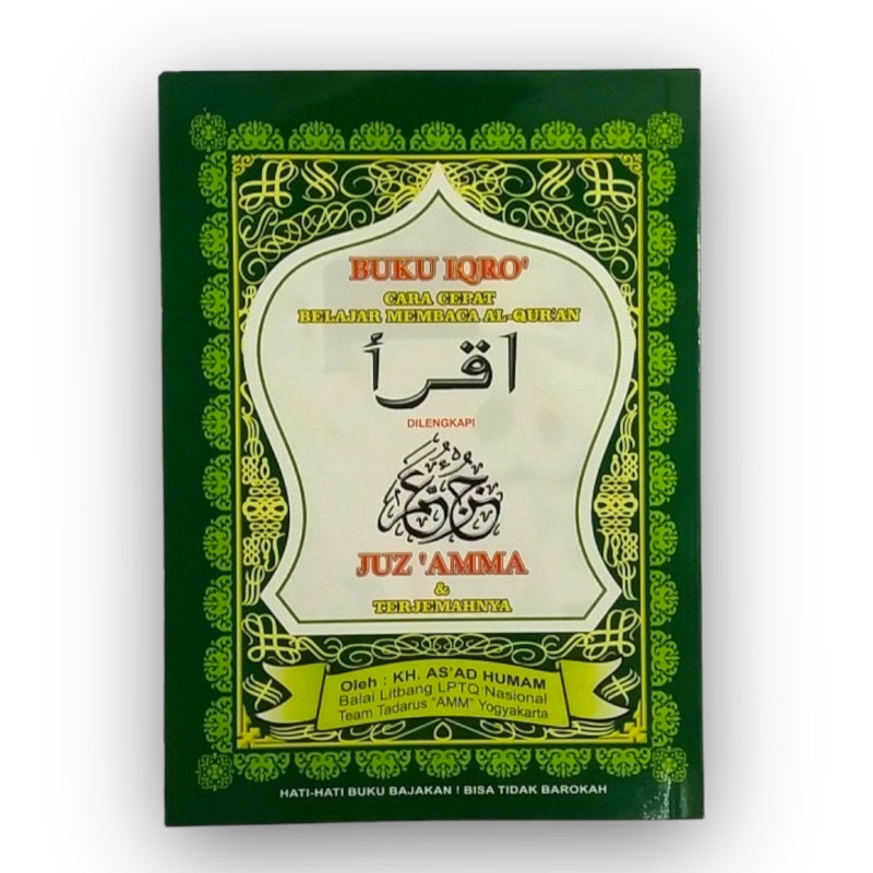 Buku Iqro Iqra' Besar / Kecil/ murah meriah