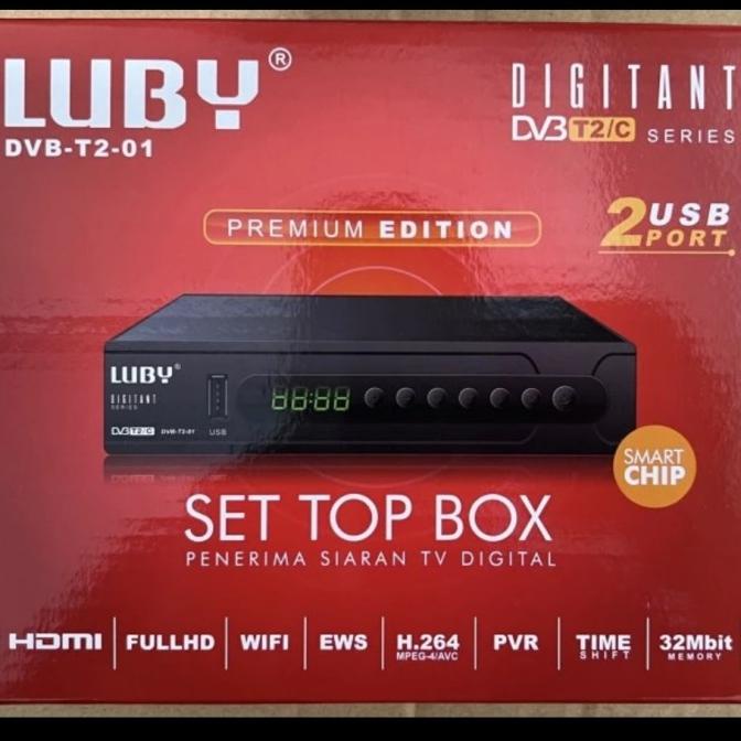 Set Top Box TV Digital DVBT2 Berizin Lengkap Ready ---NEW---