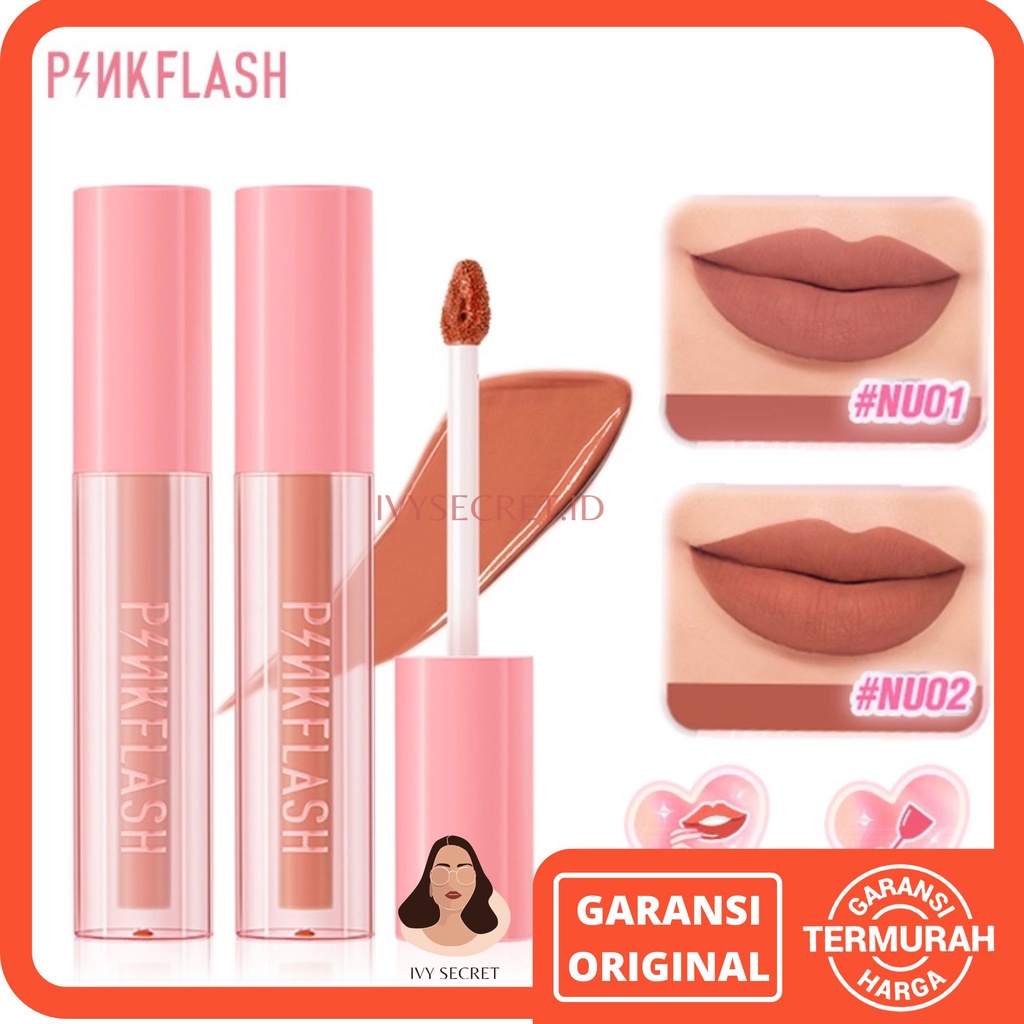 Pinkflash Lip Tint Color Lasting Transferproof LipTint Pinkflash Lipstik Pinkflash Lipstick Pink Flash