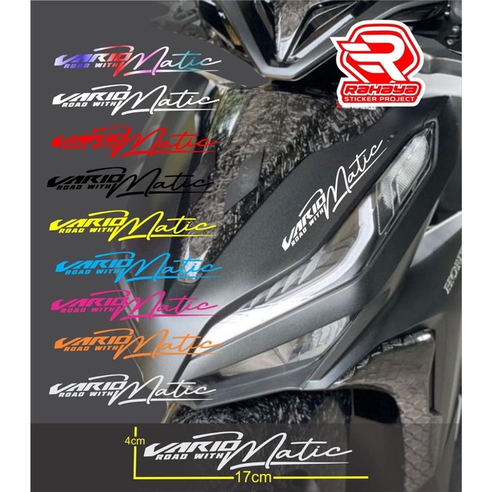 cutting sticker vario road with matic