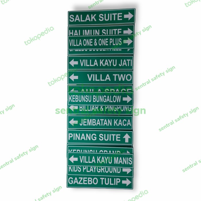 

Papan Rambu Plang Nama Jalan 70Cm X 15Cm