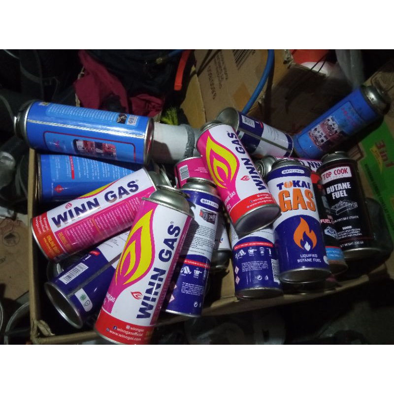 Kaleng gas portabel kosong