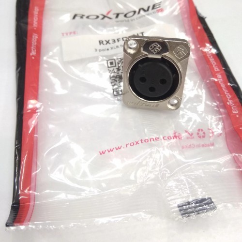 ROXTONE RX3FD-NT Soket Chasis Box Female Betina XLR 3 Pole Socket