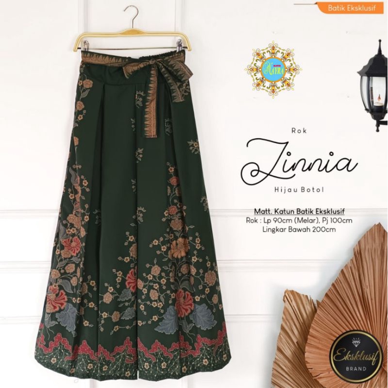 0705 rok zinnia hijau botol