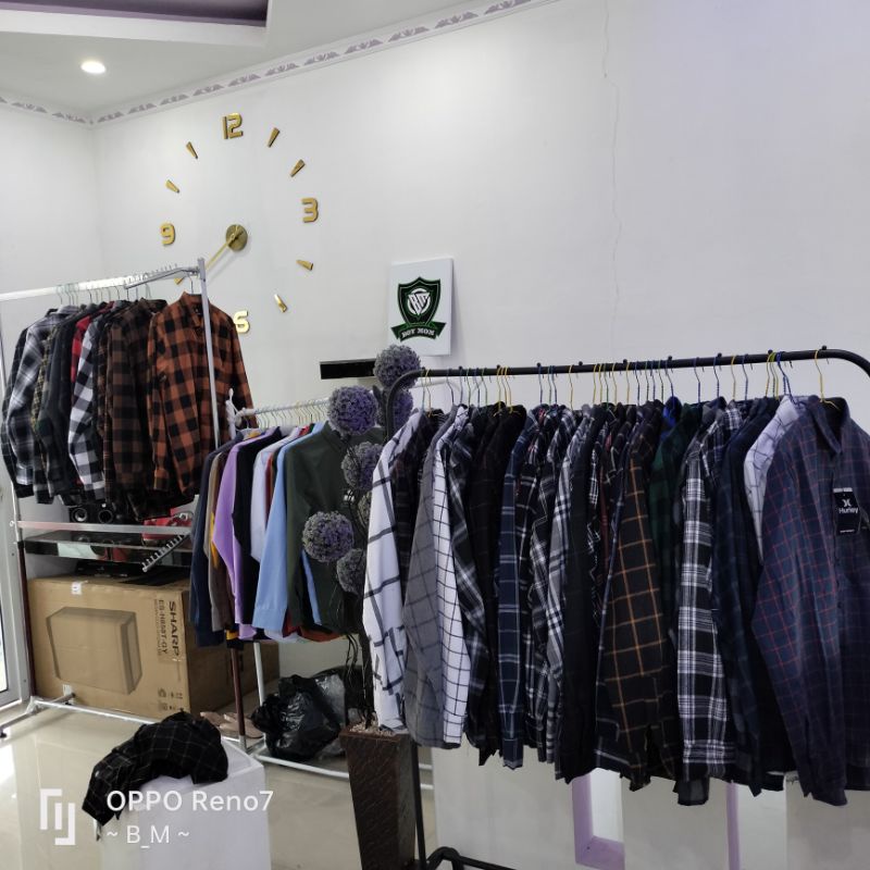 KEMEJA FLANEL PRIA KEMEJA FLANEL WANITA KEMEJA FLANEL LENGAN PANJANG-2