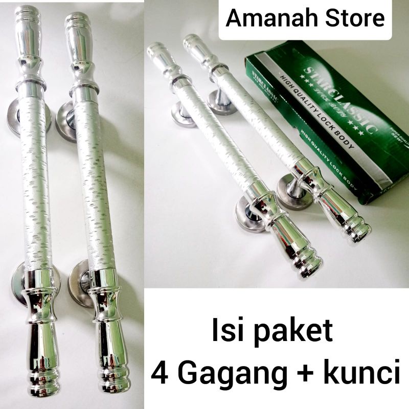 [ Ready 4 Model ] Gagang pintu rumah 1 Set Kunci Handle pintu kupu tarung