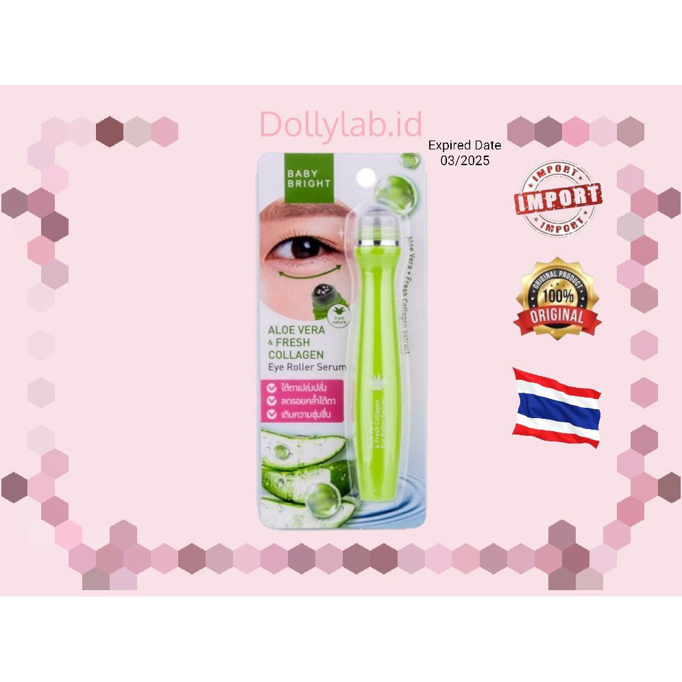 Original!! Baby Bright Eye Roller Serum 100% ORIGINAL THAILAND