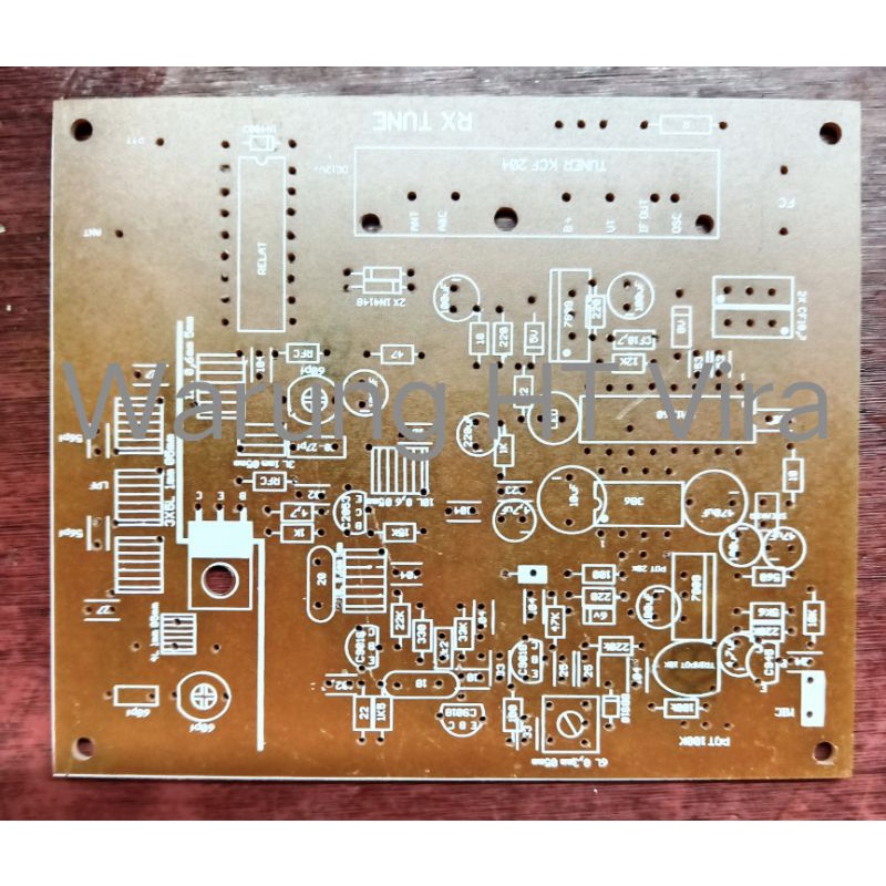 simpel pcb transceiver trx fm tuner korea