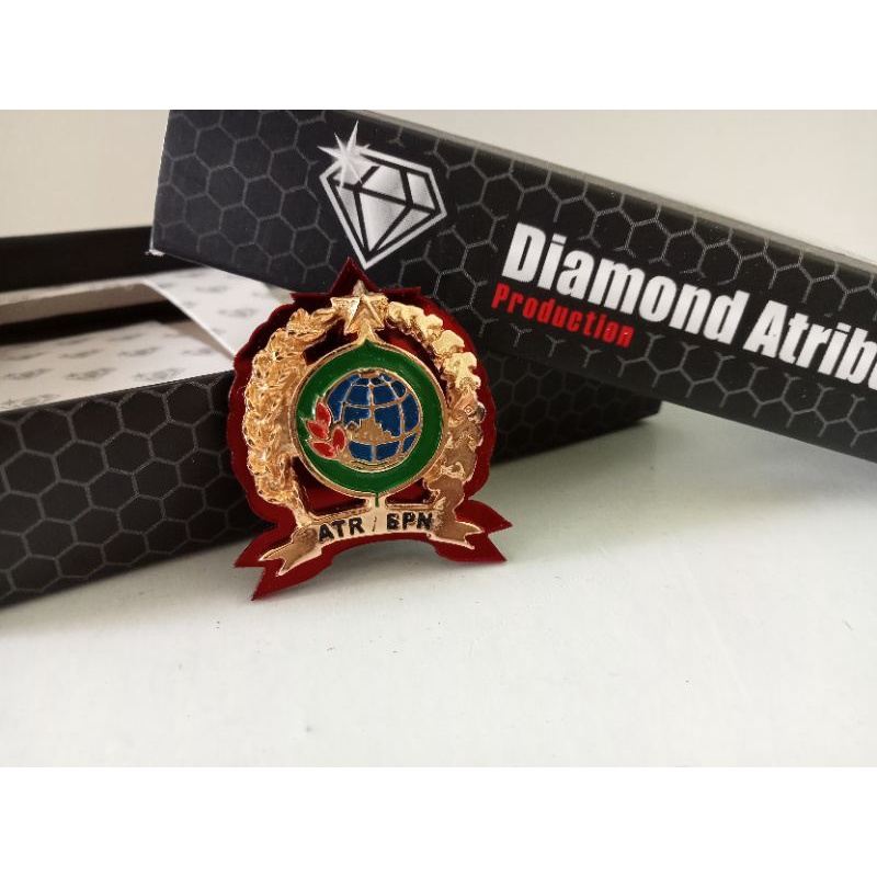 PIN ESELON ATR BPN Warna hijau EXLUSIVE