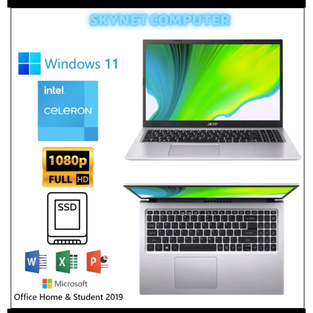 LAPTOP ACER 15 INCH TYPE ASPIRE 3 SLIM A315 N 5100