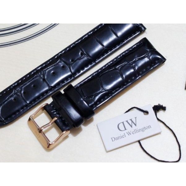Strap Tali Jam Tangan DW Kulit ORIGINAL 100% - + Springbar