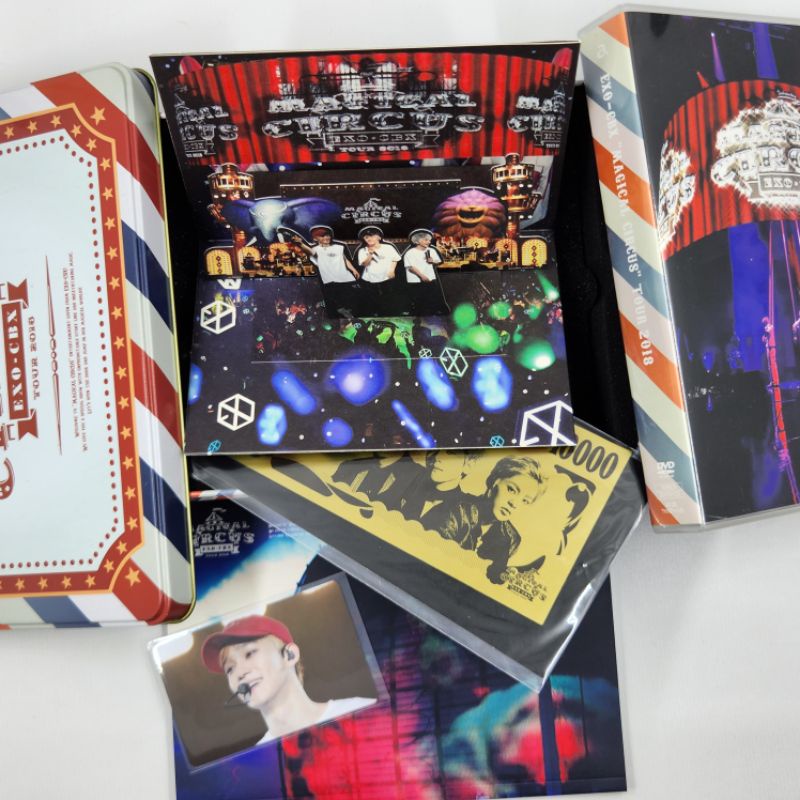 [Ready Stock] EXO CBX Magical Circus 2018 Special Edition DVD Chen Photocard