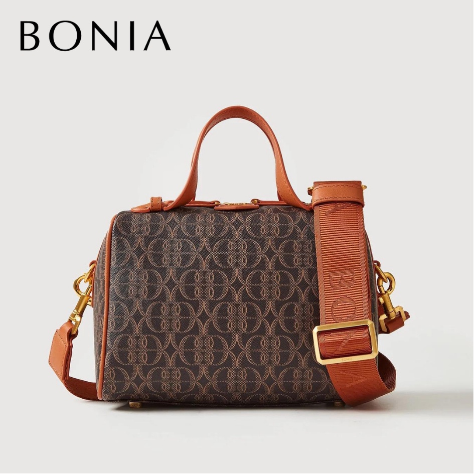 Bonia - La Luna Monogram Box Satchel Bag
