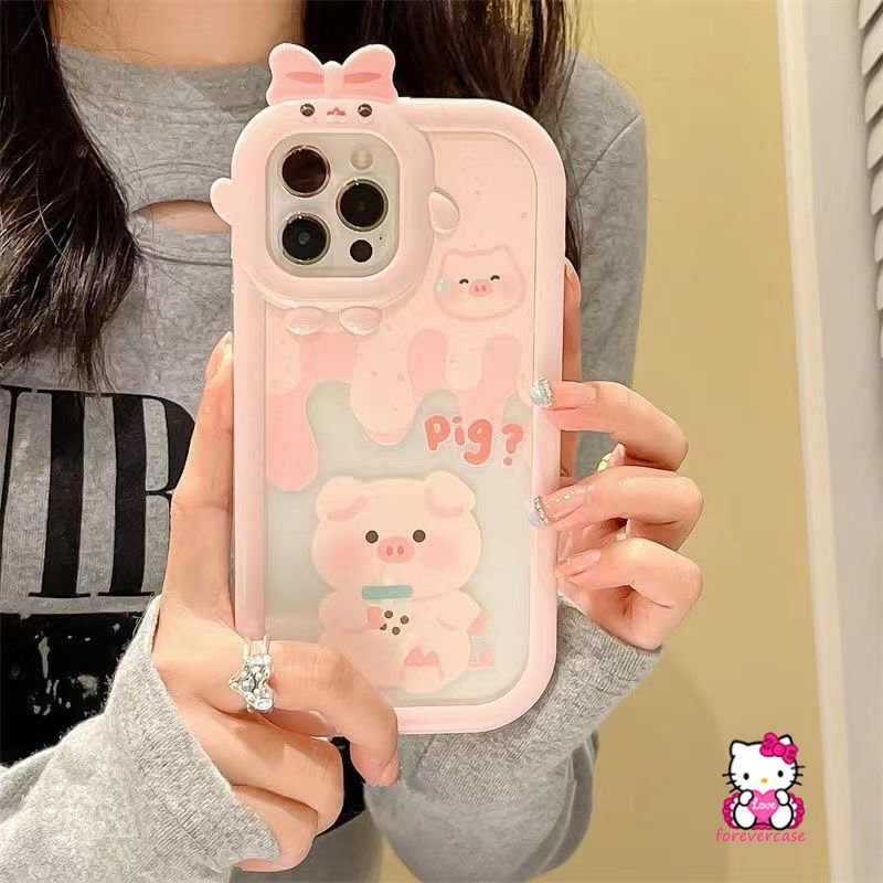 Soft Case Motif Kartun Milk Tea Monster 3D Untuk Realme C11 C30 C25 C25s C35 C31 C21 C15 C21Y C25Y C1 C3 C17 Realme 5 6i 9i 5s 5 7i