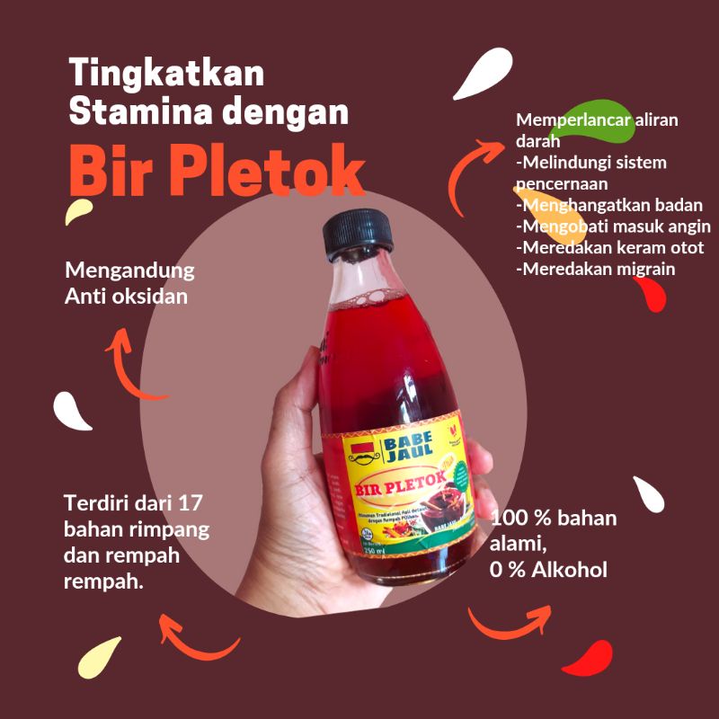 

Bir Pletok Babe Jaul / Minuman Tradisional Betawi