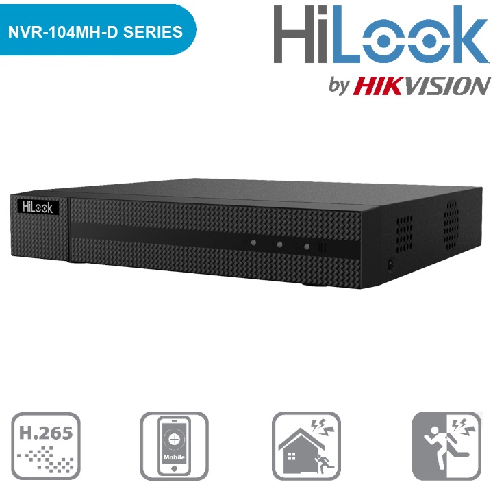 NVR 4 Channel Hilook NVR-104MH-D