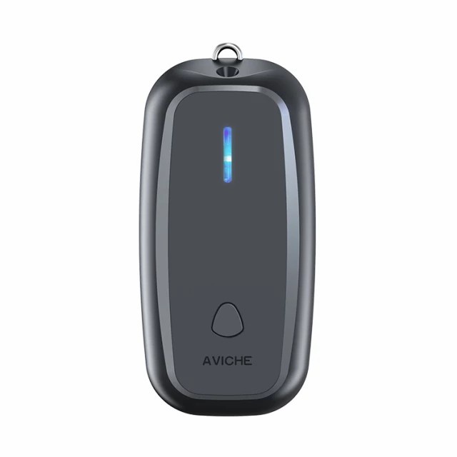 TERLARIS Air Purifier Portable Necklace Aviche M5 pembersih udara ionizer - Hitam