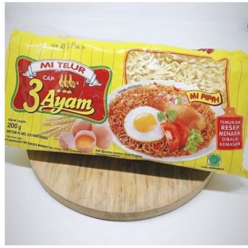 

Mie Telur Cap 3 Ayam [1 Pack]