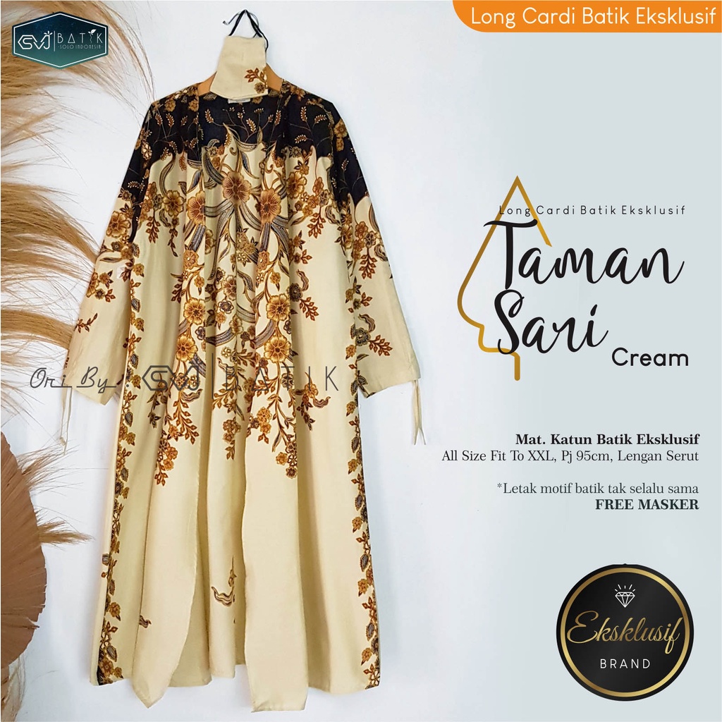 (PART 3) LONG CARDIGAN NGARSOPURO OUTER BATIK MURAH BAHAN KATUN EKSKLUSIF FREE MASKER ORISVJ
