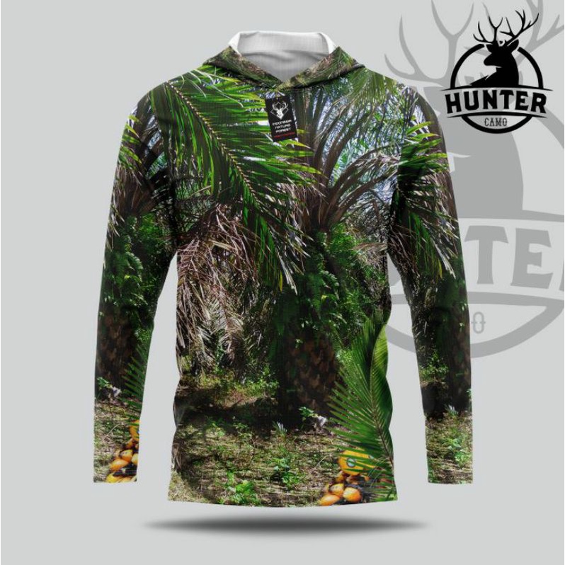 baju camo berburu kaos camo kebun sawit