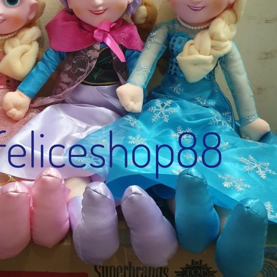 boneka frozen elsa dan anna import - elsa