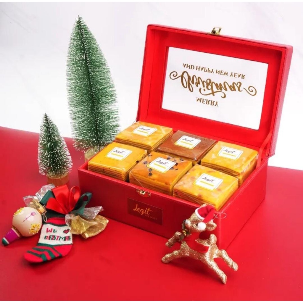 

Hampers Parcel Natal Lapis Legit Surabaya Free Kartu Ucapan + Packing