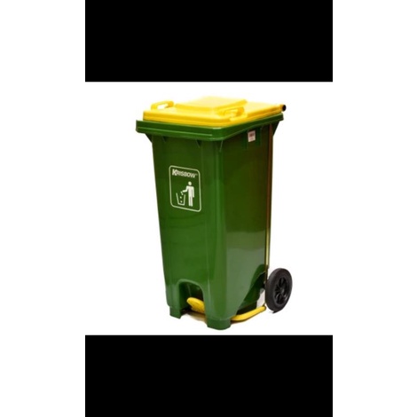 KRISBOW TEMPAT SAMPAH 120 LITER DENGAN PEDAL barang ready terus