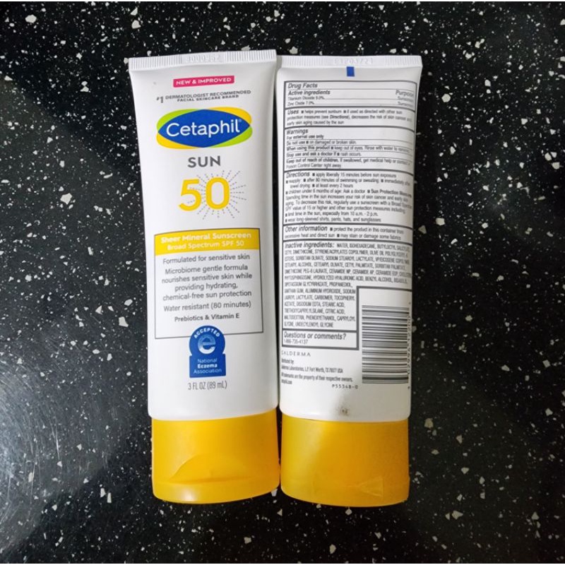 CETAPHIL Sheer Mineral Sunscreen Lotion for Face &amp; Body 89 ML