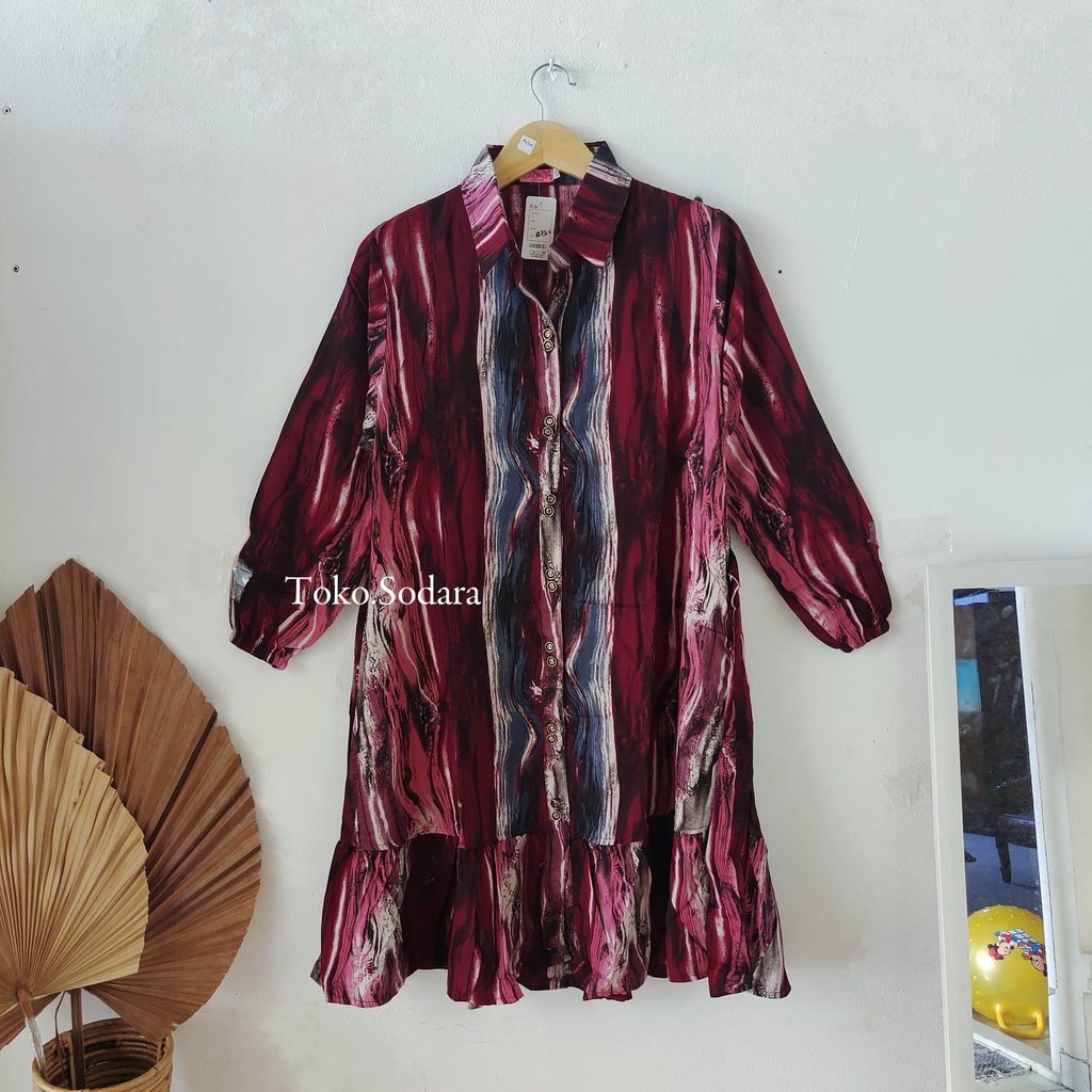 Tunik Camelia Rayon Diamond // Tunik Wanita Terbaru //  Pakaian Wanita Bisa Cod